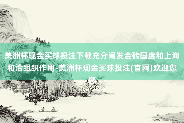 美洲杯现金买球投注下载充分阐发金砖国度和上海和洽组织作用-美洲杯现金买球投注(官网)欢迎您