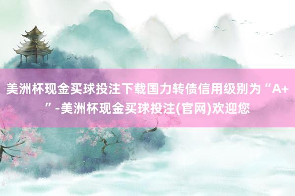美洲杯现金买球投注下载国力转债信用级别为“A+”-美洲杯现金买球投注(官网)欢迎您